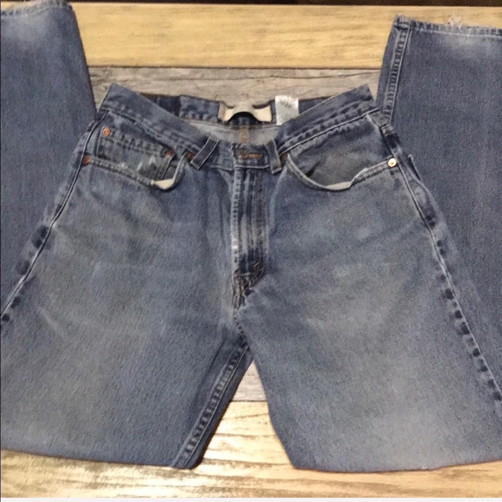 VTG Levi’s 550 Blank Red Tag